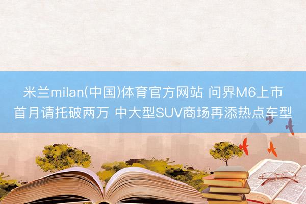 米兰milan(中国)体育官方网站 问界M6上市首月请托破两万 中大型SUV商场再添热点车型