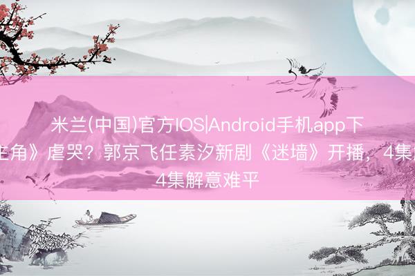 米兰(中国)官方IOS|Android手机app下载 被《主角》虐哭?郭京飞任素汐新剧《迷墙》开播,4集解意难平